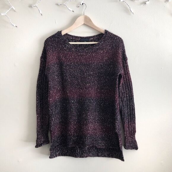 Sanctuary Maroon Northern crewneck sweater - Picture 1 of 8